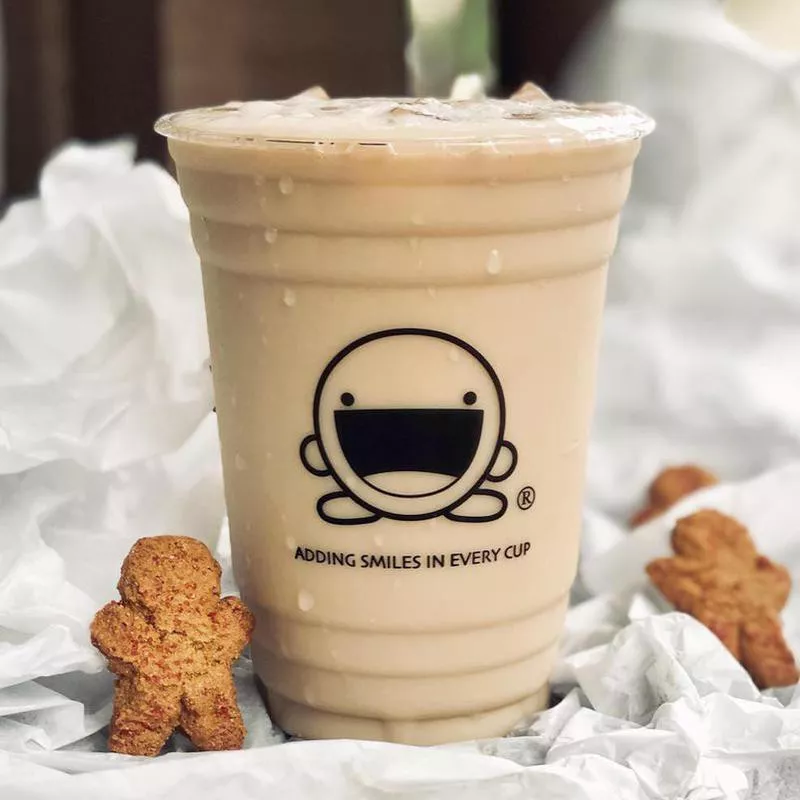 Gingerbread milk tea