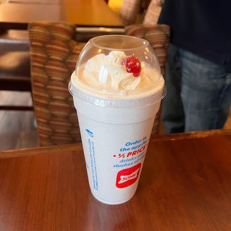 Sonic Drive-In milkshake