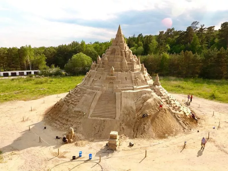 The World's Tallest Sandcastle