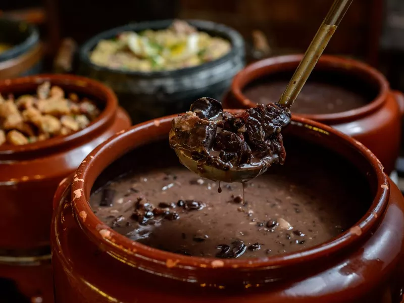 Delicious Brazilian feijoada