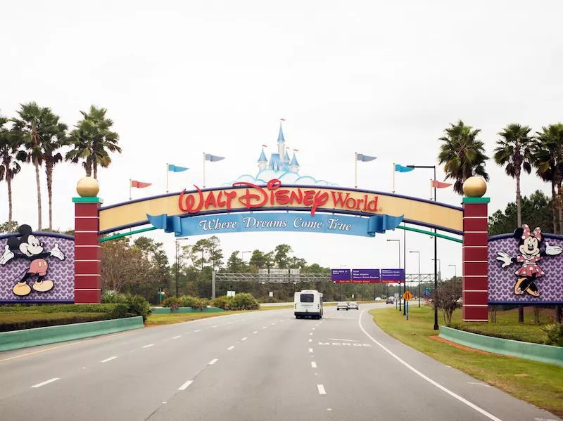 Disney entrance