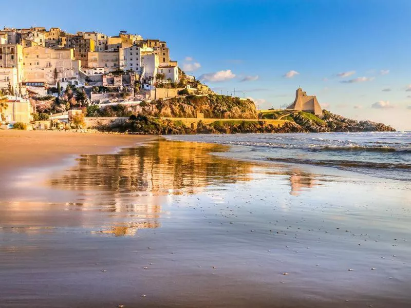 Sperlonga beach in Italy