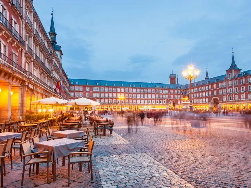 Plaza Mayor in Madrid Spain