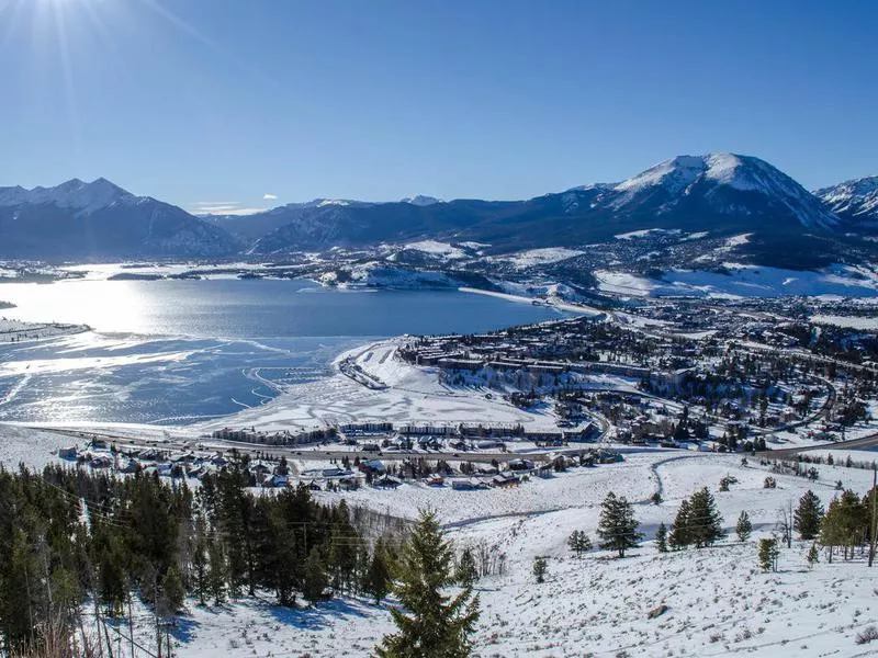 Lake Dillon in the Winter