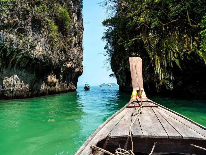 Longtail boat in Krabi, Thailand