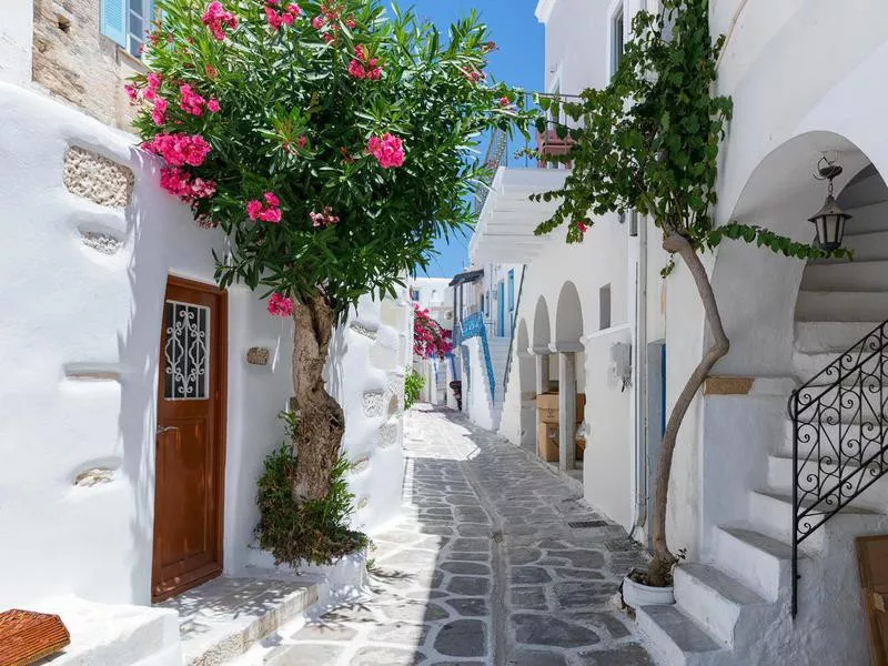 Santorini houses