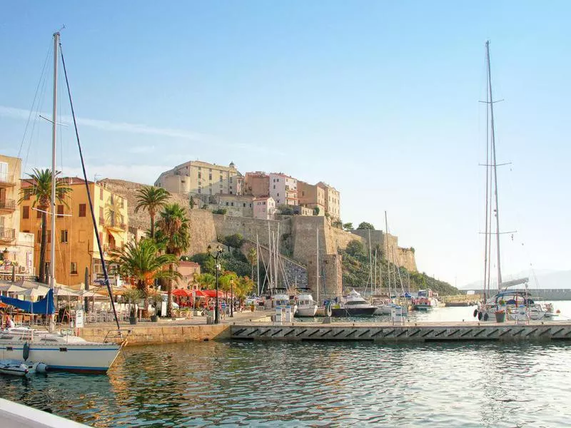 Calvi Citadel in Corsica, France