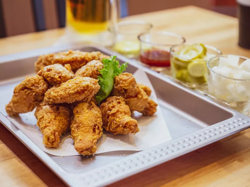 Golden Crunchy Korean Fried Chicken