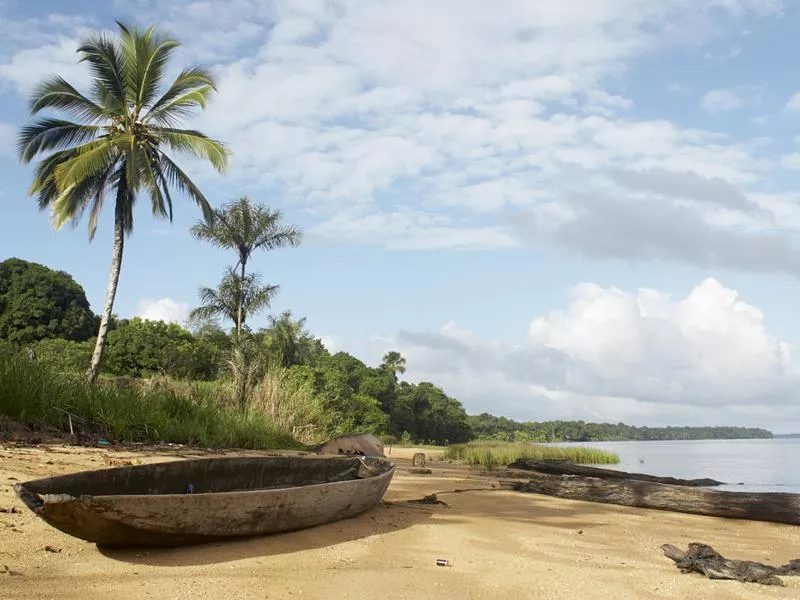 Suriname beach