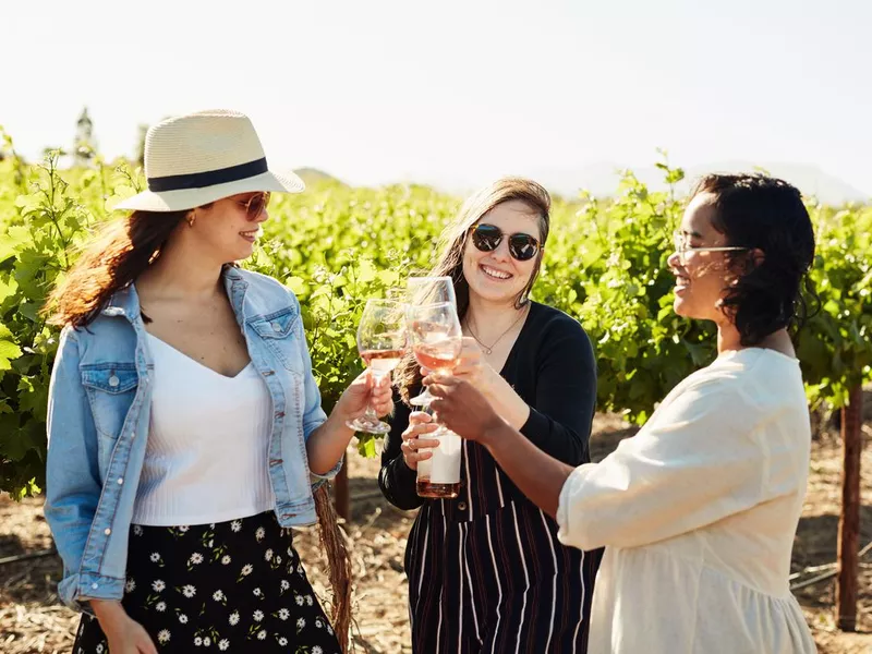 Wine tasting bachelorette