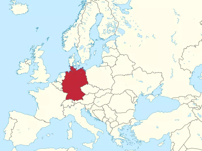 Map of Germany