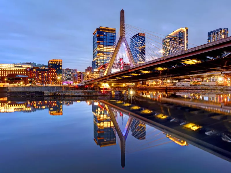 Zakim Bridge in Boston, Massachusetts