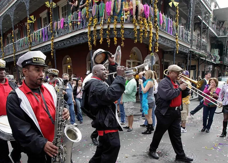 Mardi Gras in the French Quarter