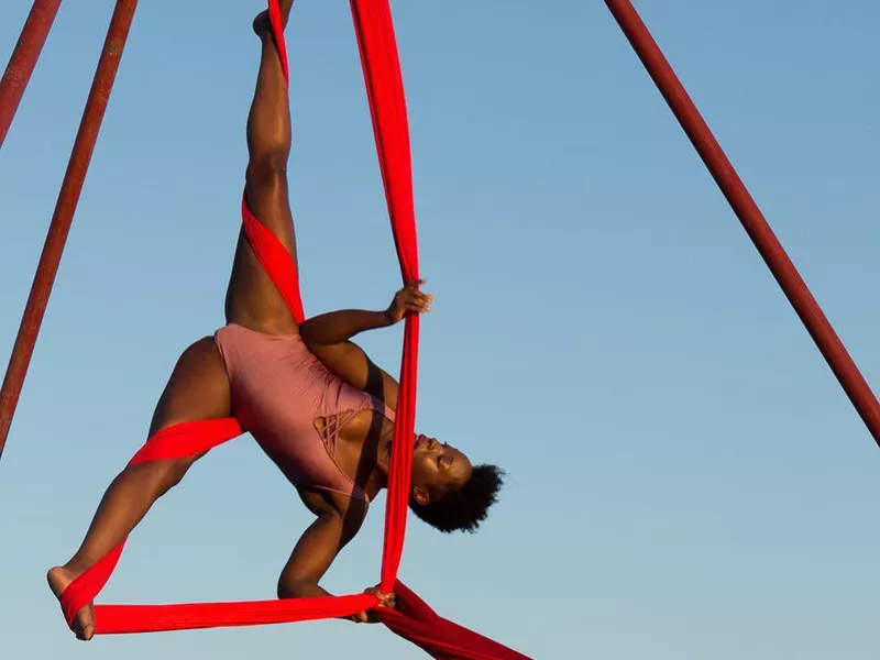 Aerial yoga experience in Nicaragua