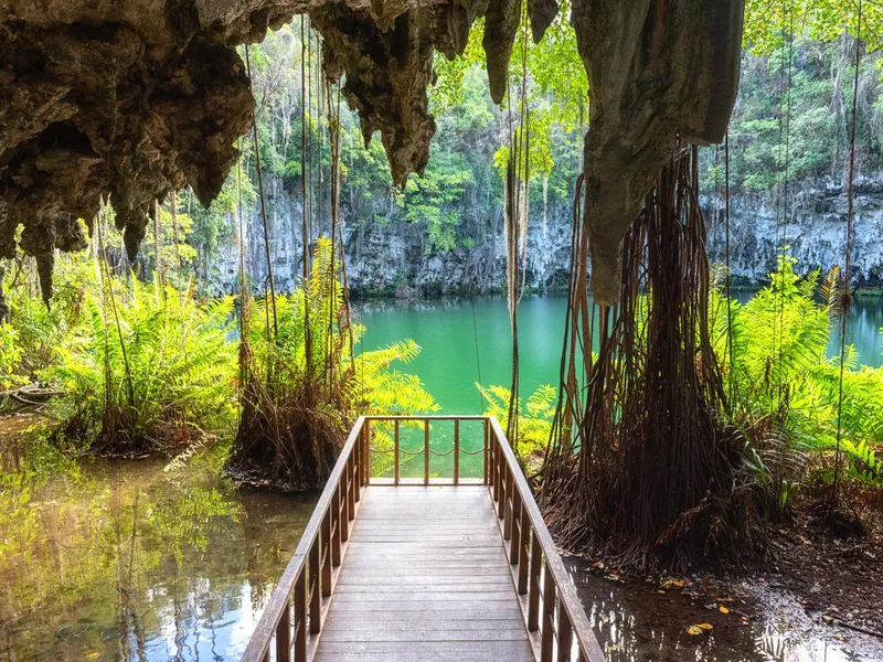 Three eyes cave in Santo Domingo