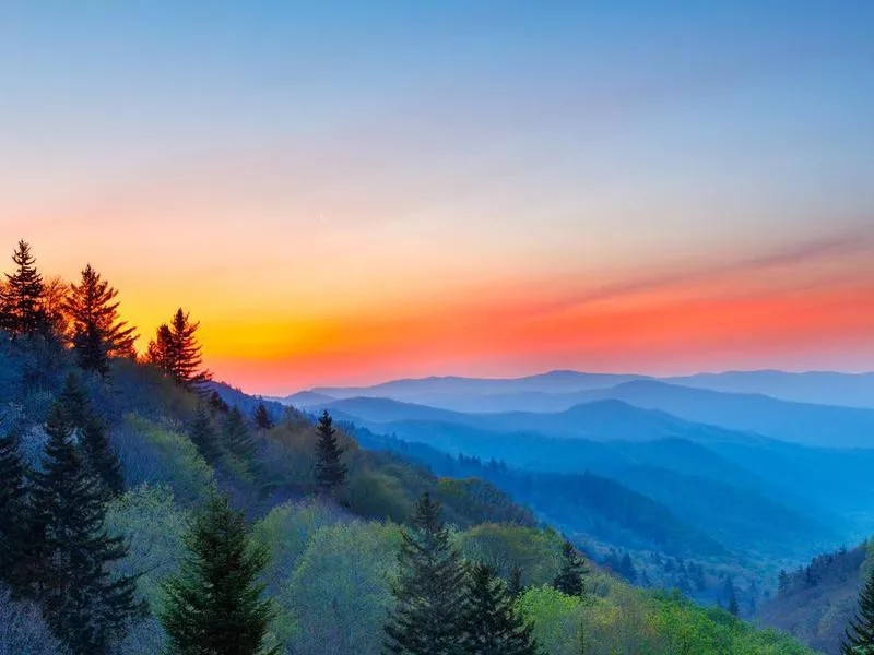 north carolina, Blue Ridge mountains