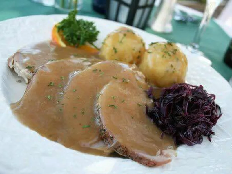 German cuisine at Alpine Haus in New Braunfels, Texas