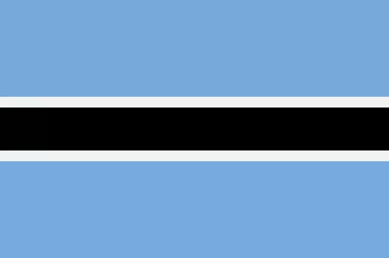 Botswana state flag