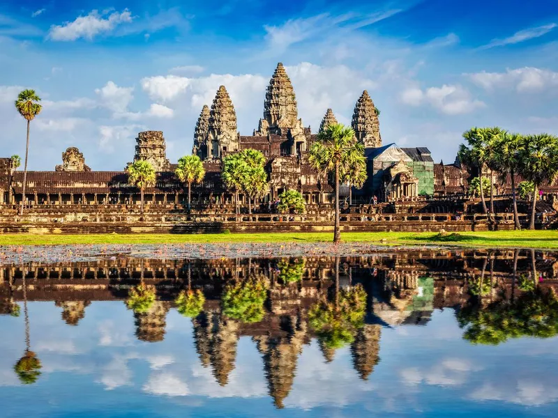 Angkor Wat temple entrance