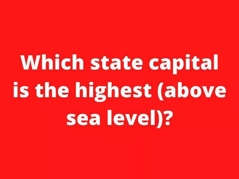 Highest sea level fact