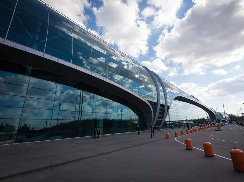 Domodedovo airport in Moscow