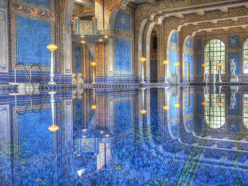 Roman pool at Hearst Castle