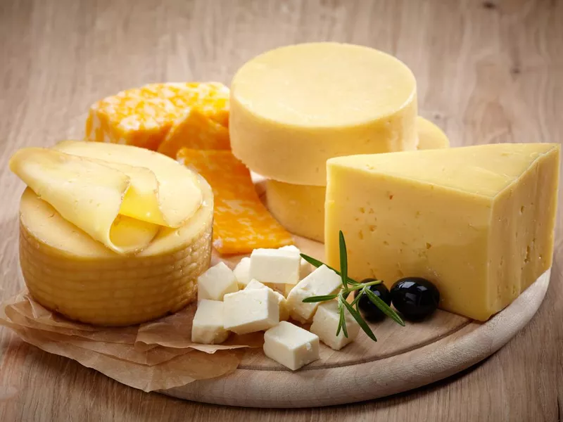 various types of cheese