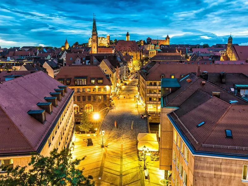 Nuremberg at night