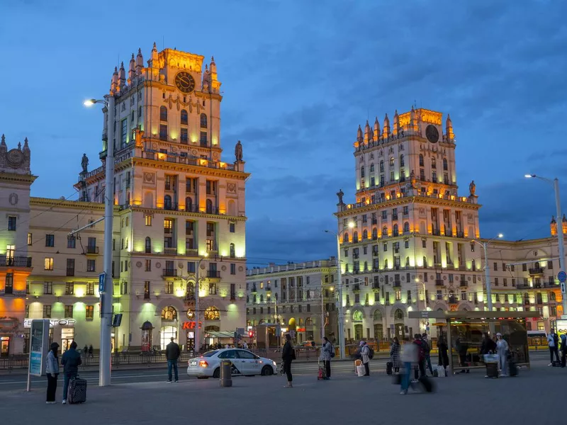 Gates of Minsk in Belarus