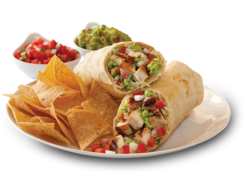 Baja Fresh burrito