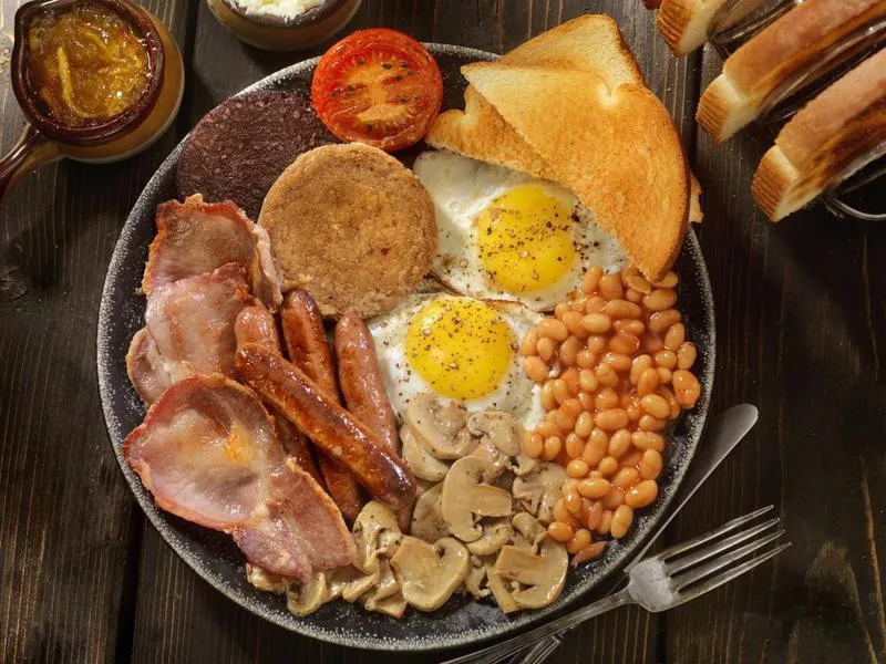 Full traditional English breakfast