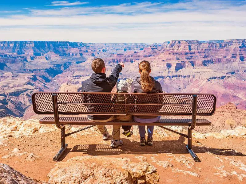 Family in the Grand Canyon