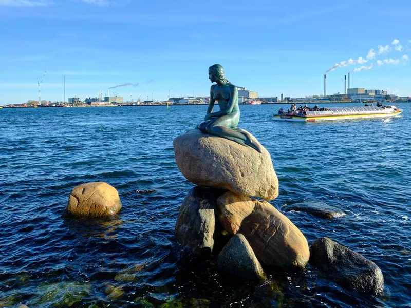 Statue of the Little Mermaid in Copenhagen