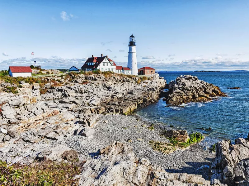 Historic Portland Headlight Cape Elizabeth Maine