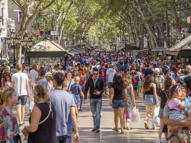 La Rambla in Spain