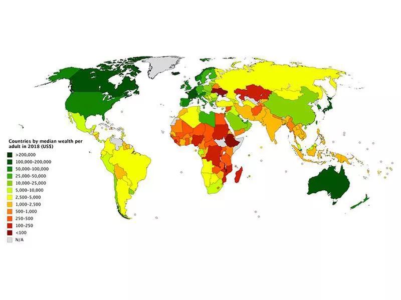 Map of World Wealth