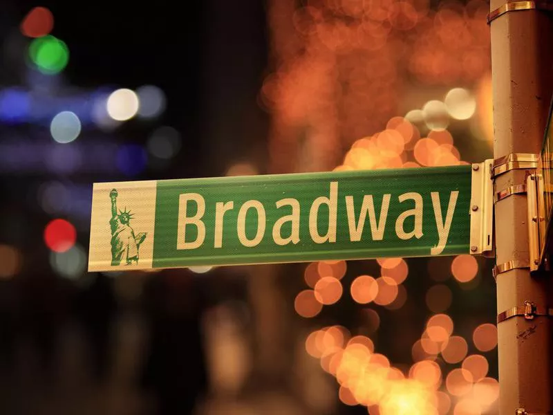 Broadway street sign