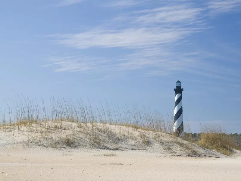 Hatteras Lighthouse and the dunes