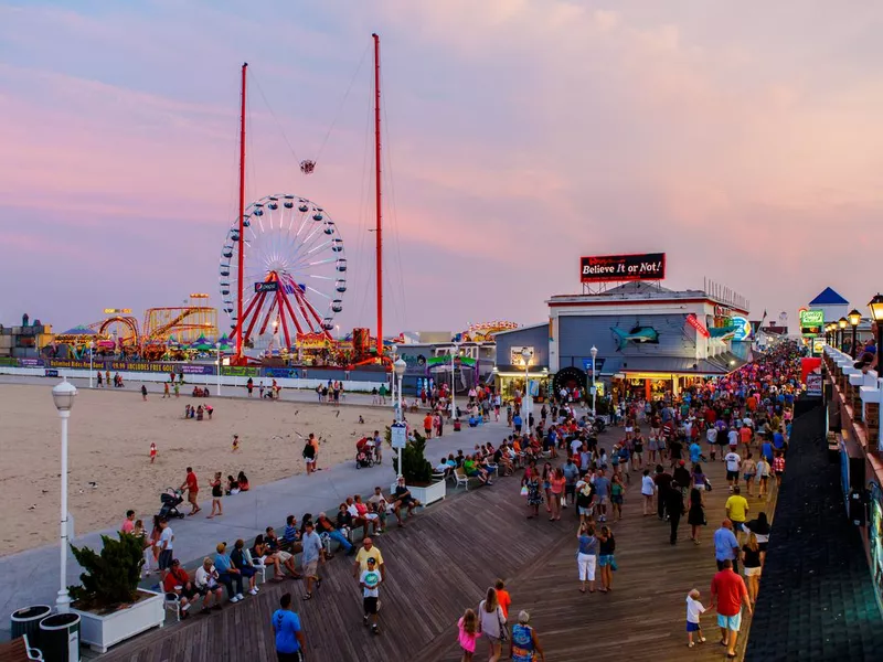 Boardwalk in Ocean City, MD