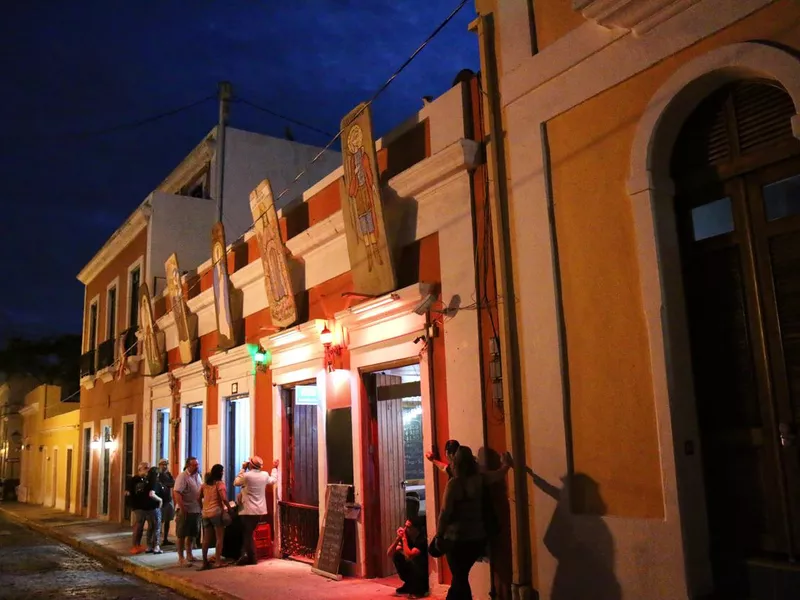 Old San Juan, Puerto Rico at night