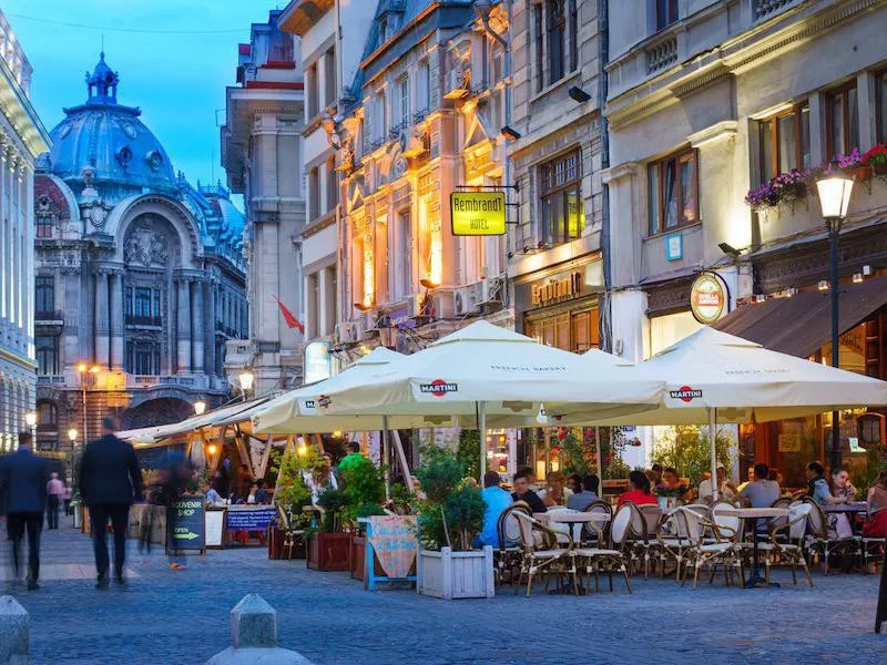 Bucharest at night