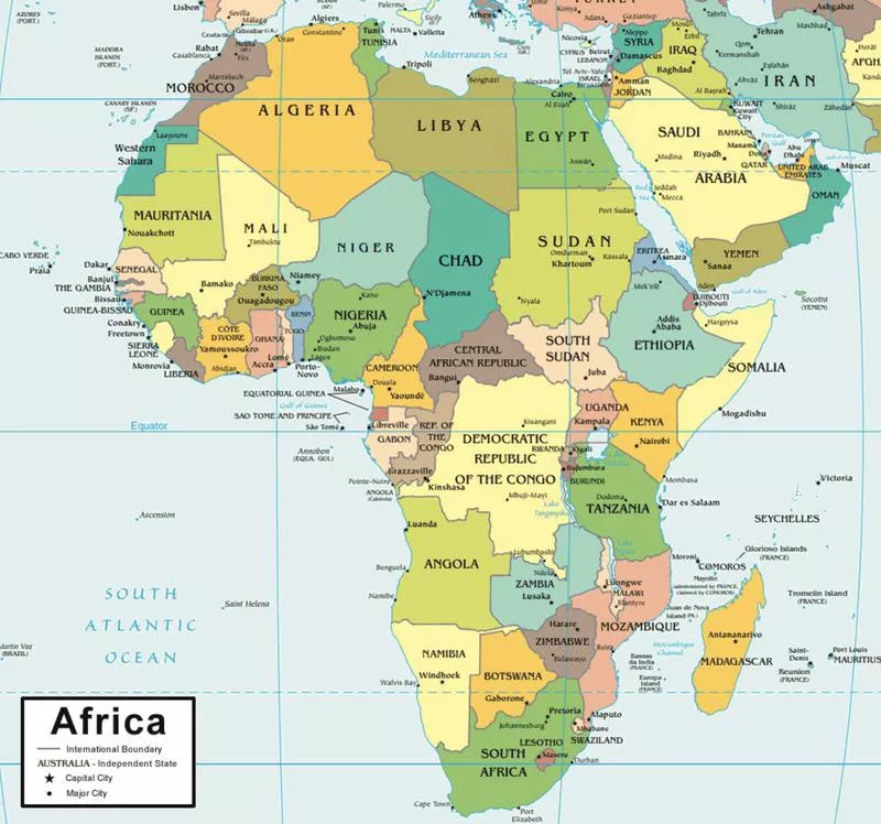 Map of Africa