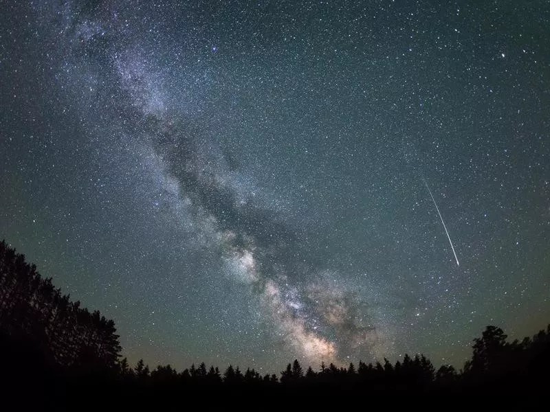 Camping at cherry springs state park under the Milky Way