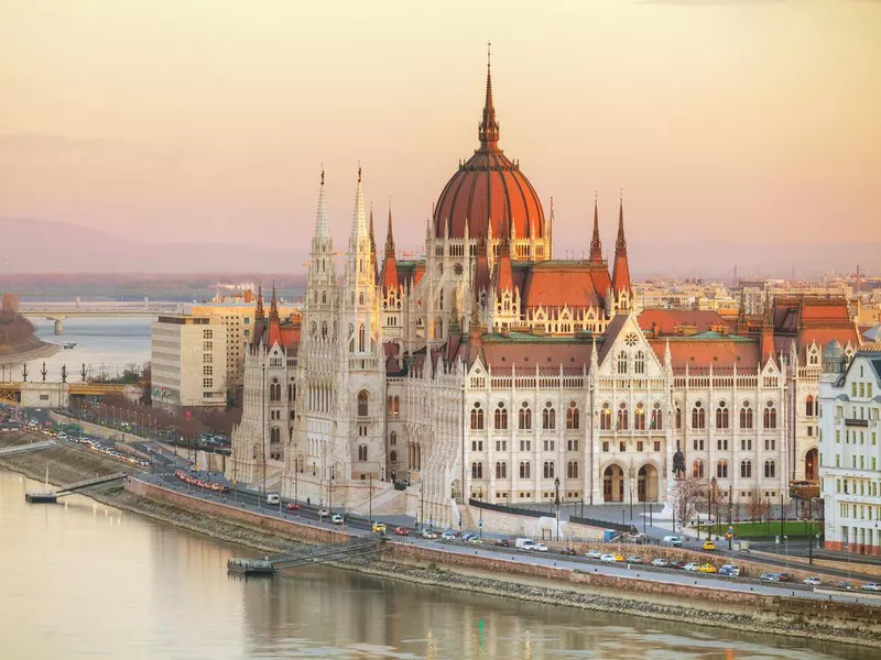 Parliament building in Budapest, Hungary