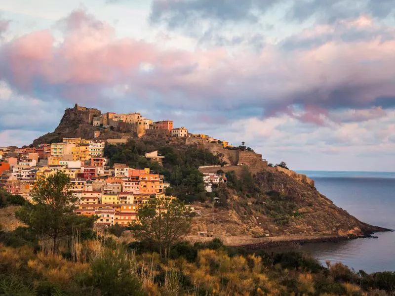 Medieval town Castelsardo, Sardinia, Italy