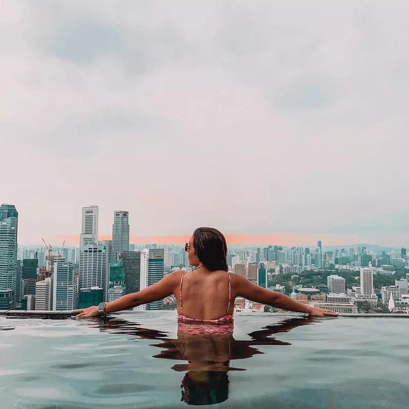 Marina Bay Sands Skypark Infinity Pool