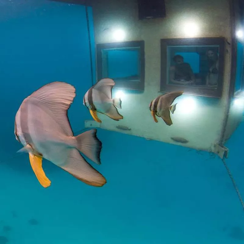 Underwater hotel in Tanzania