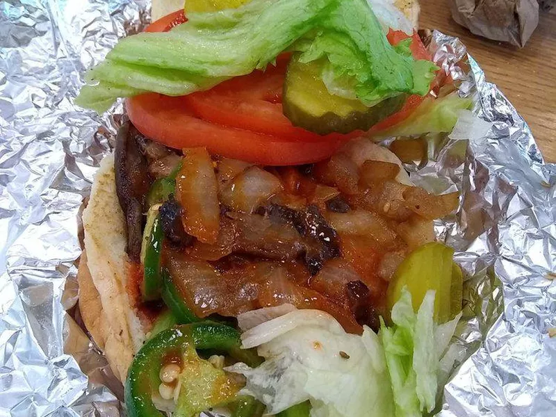 Five Guys Veggie Sandwich