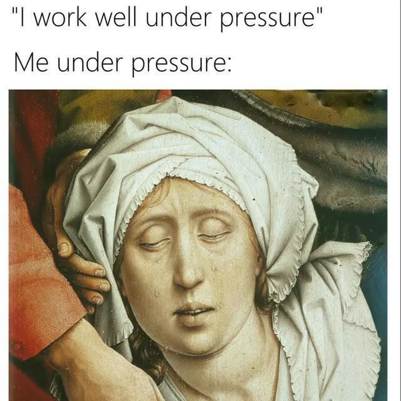 Work life art meme