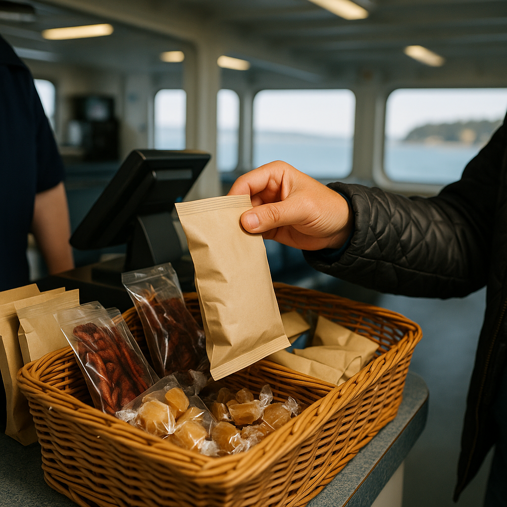 The snack that proves you're on a working boat